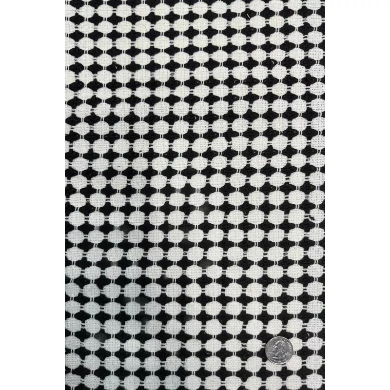 Black White Heavy Cotton COT-010