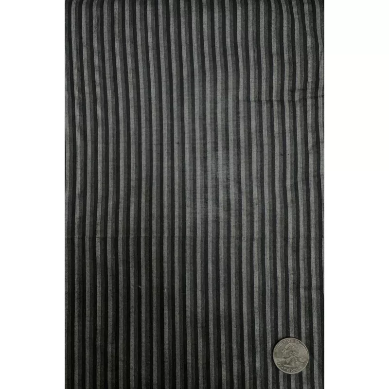 Black White Stripe Cotton Novelty COT-125-06