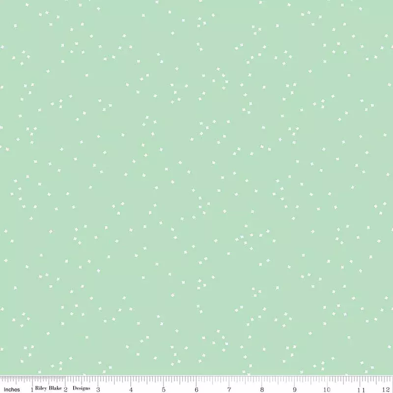 Blossom Sweetmint Yardage by Christopher Thompson for Riley Blake Designs