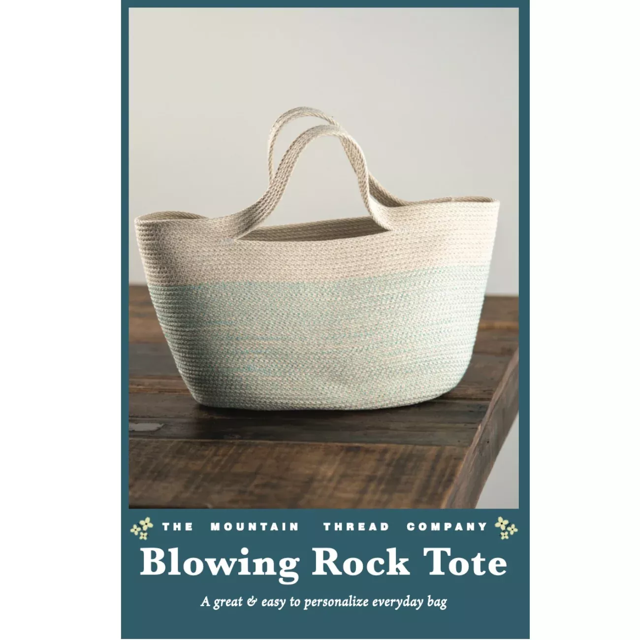 Blowing Rock Tote Rope Sewing Pattern