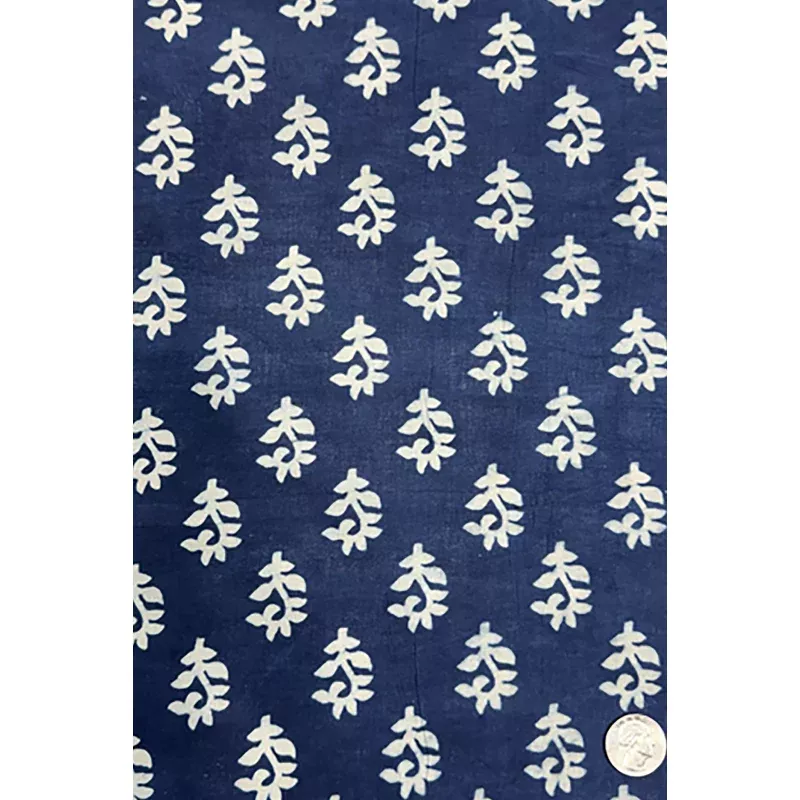 Blue CHP-218/1 Cotton Hand Prints