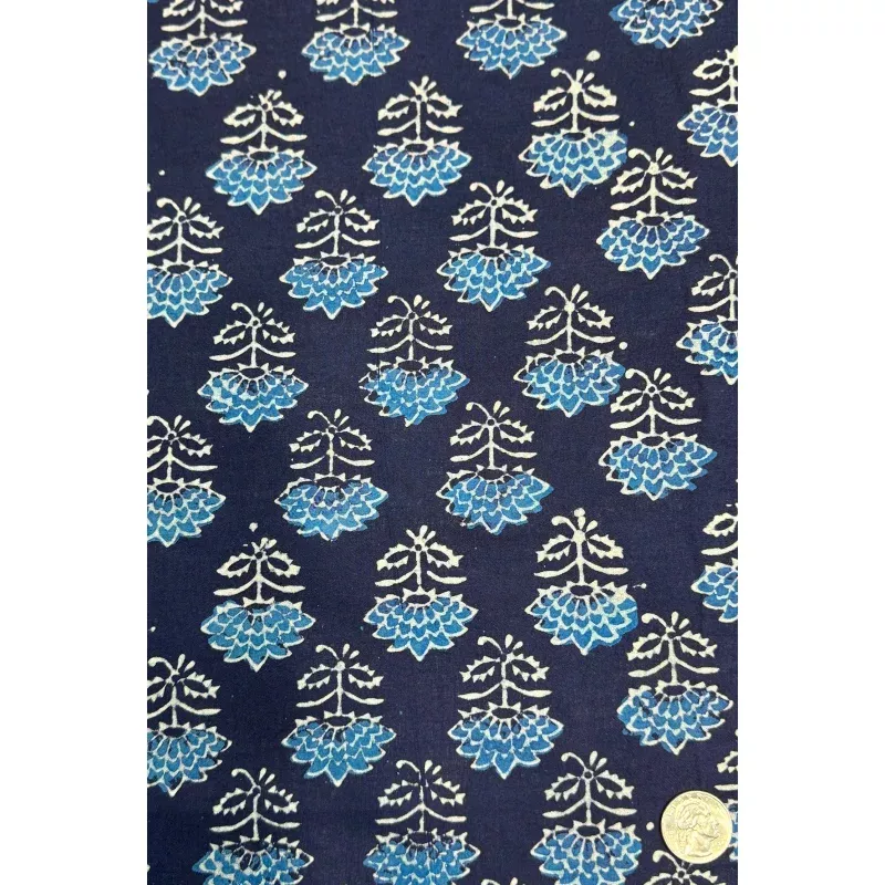 Blue CHP-241 Cotton Hand Prints