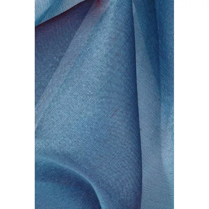 Blue Green Silk Organza Fabric