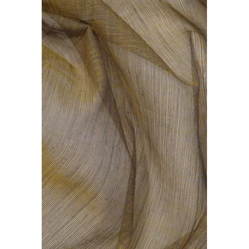 Blue Yellow Cotton Voile Fabric