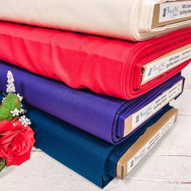BOLT ENDS of Solid Cotton Fabrics – 1/2 yard to 1 yard cuts