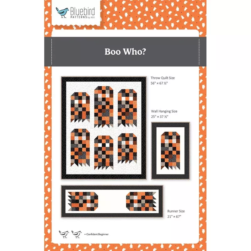 Boo Who? Quilt Pattern by Bluebird Patterns