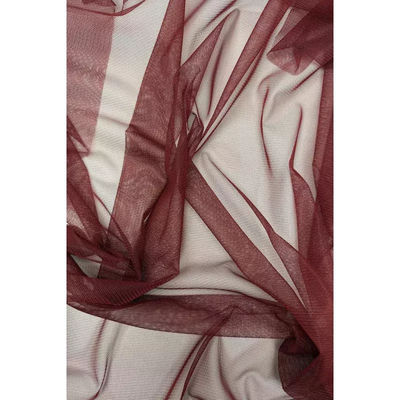Bordeaux Italian Soft Tulle