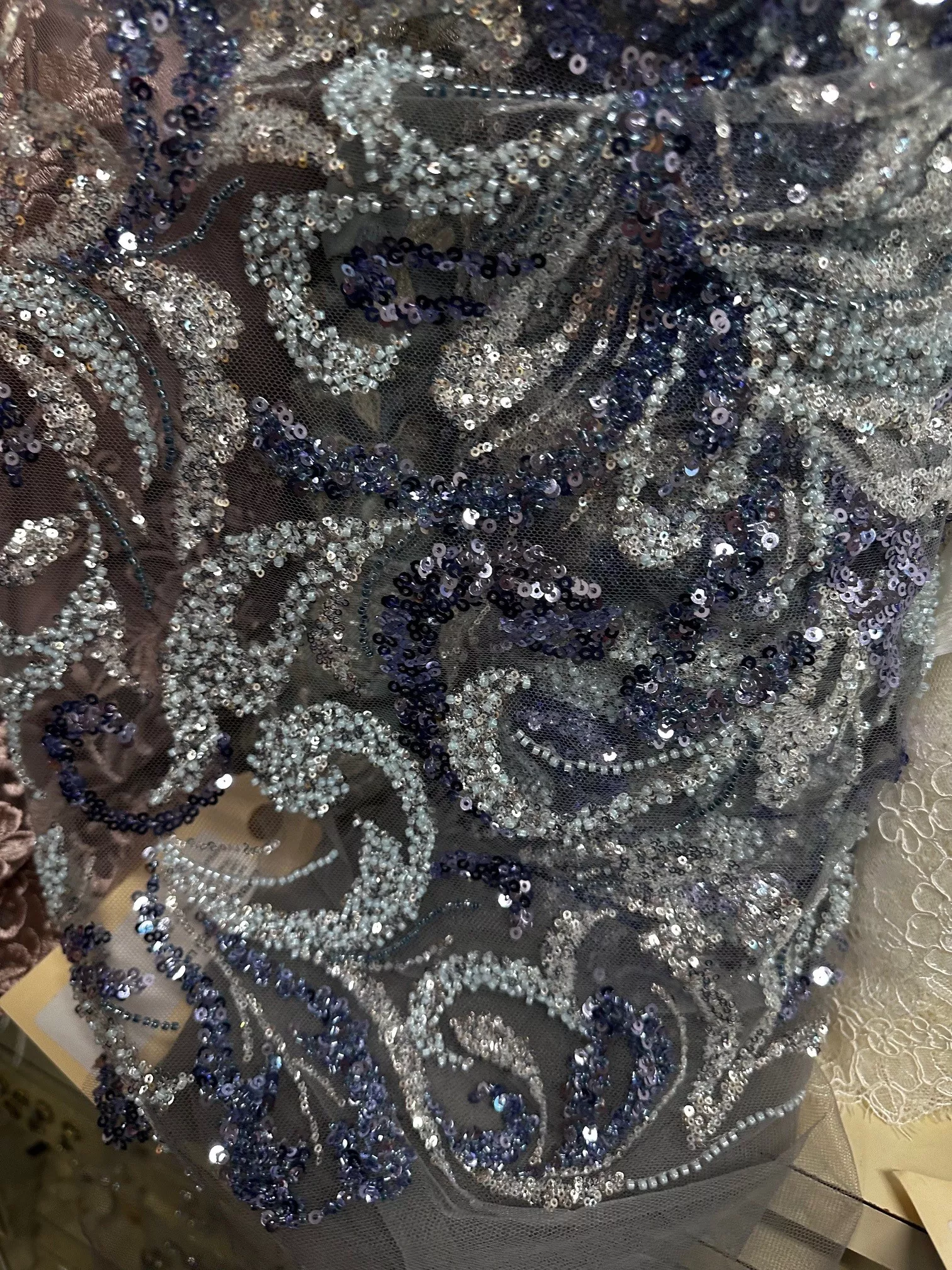 Bridal Beaded Lace Z02460 -