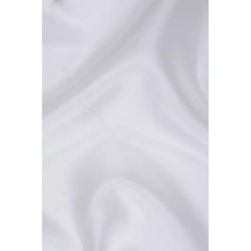 Bright White Silk Georgette Fabric