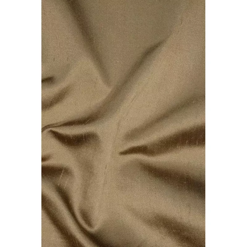 Bronze Italian Shantung Silk Fabric