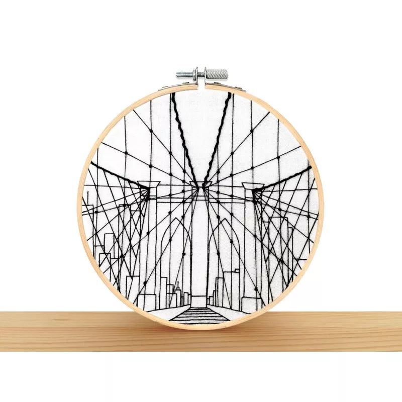 Brooklyn Bridge – embroidery kit