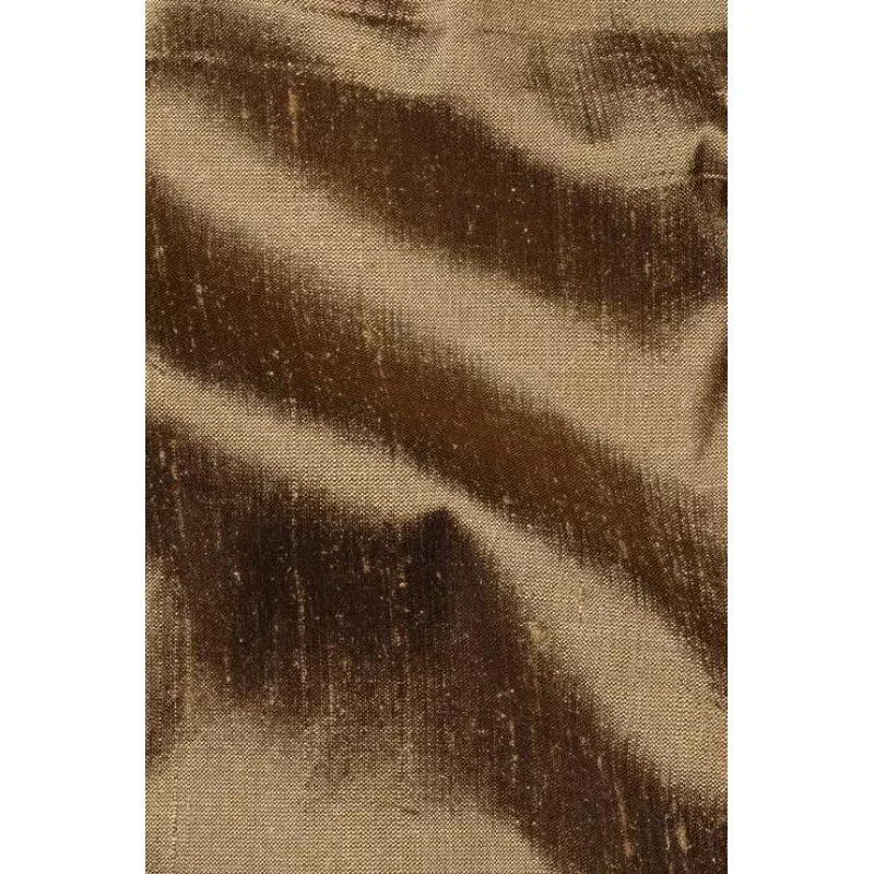 Brown Silk Shantung 44″ Fabric