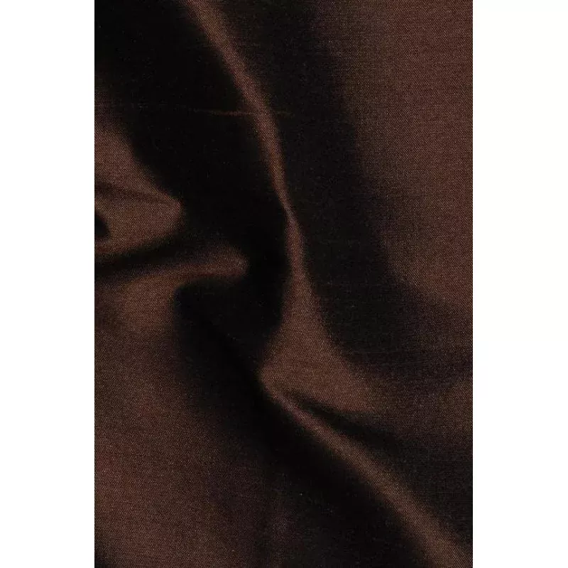 Brown Silk Shantung 54″ Fabric