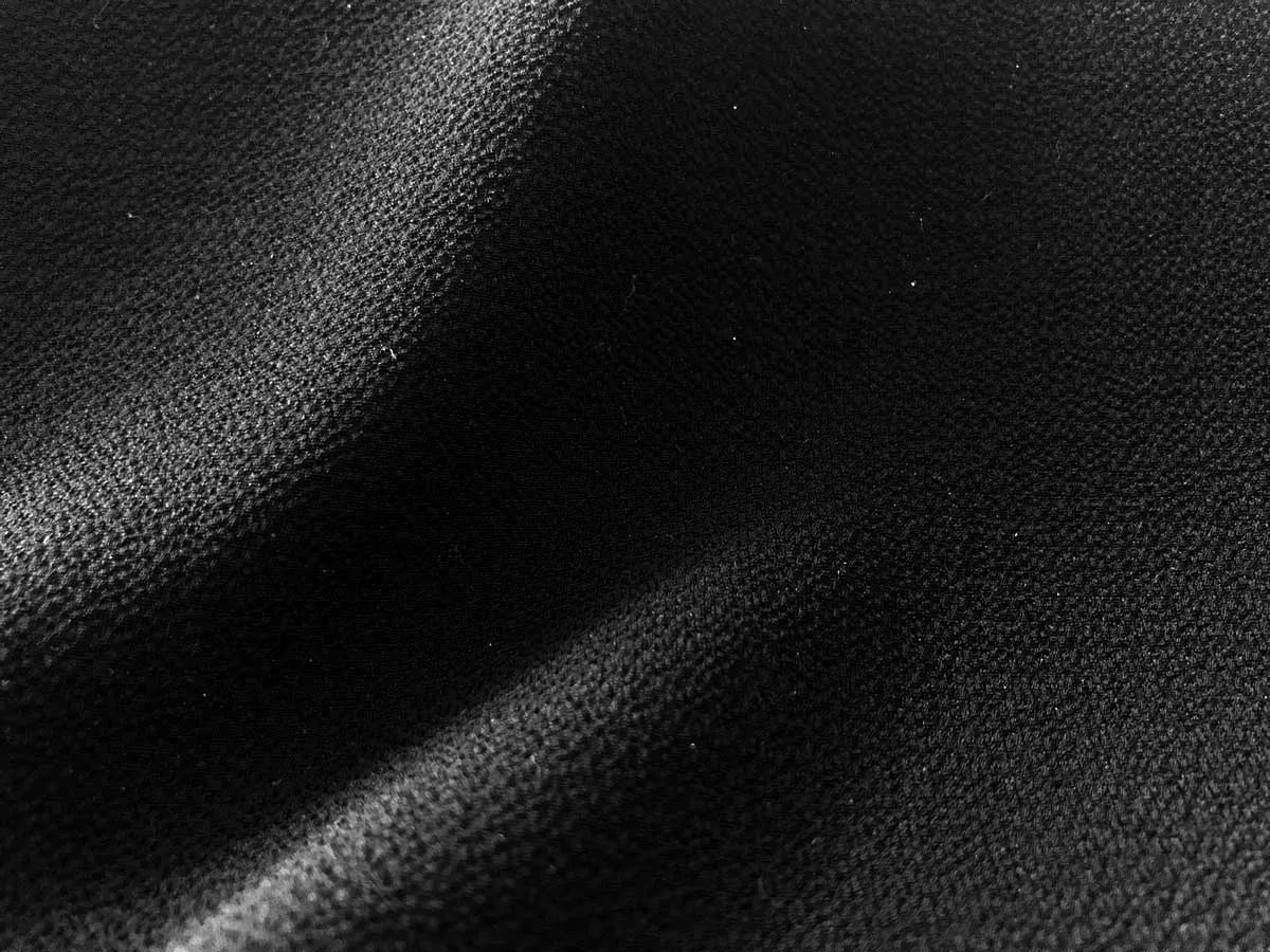 Bubble Crepe Georgette Fabric - Black