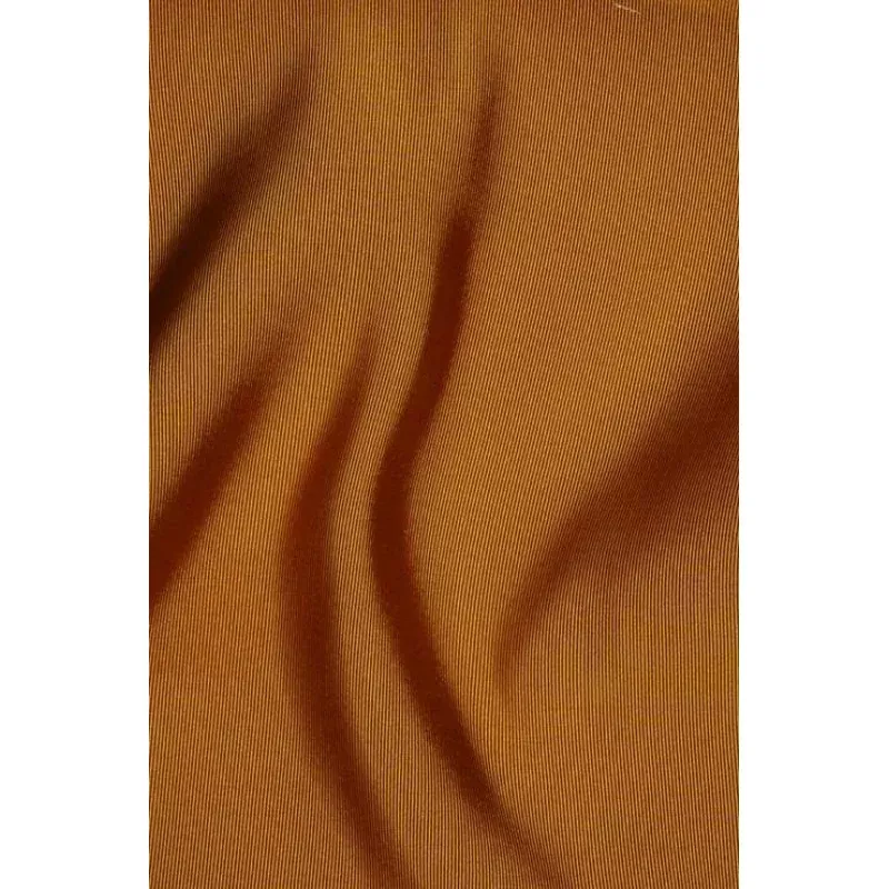 Buckthorn Brown Silk Faille Fabric