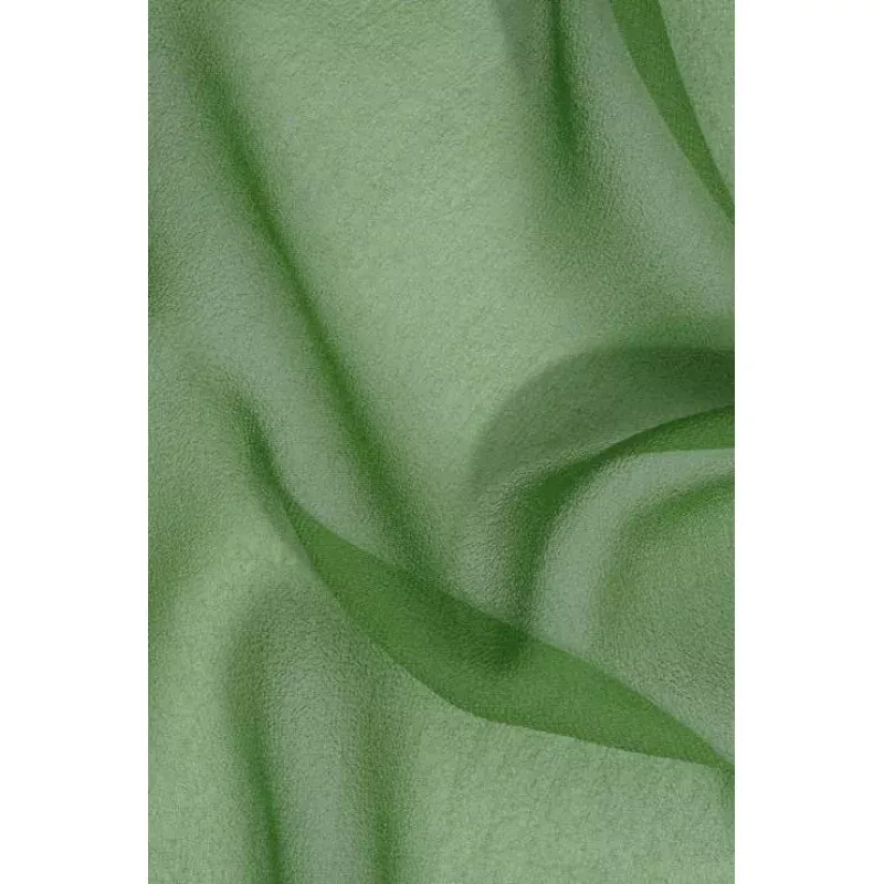 Bud Green Silk Georgette Fabric