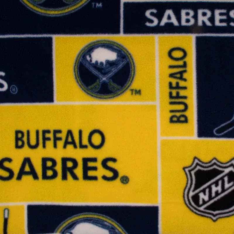 Buffalo Sabres – NHL Fleece Print – Squares