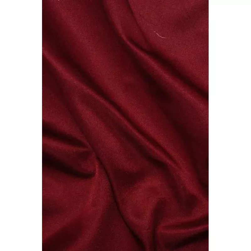 Burgundy Silk Duchess Satin Fabric