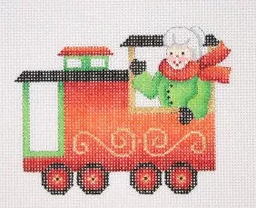 Burnett & Bradley – Christmas Train 12, Caboose with Mrs. Clause