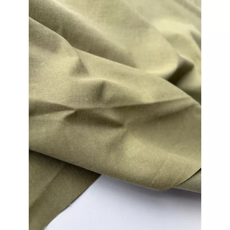 BURNS 053 olive coloured washed cotton canvas