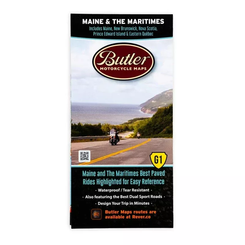 Butler Maps | Maine & The Maritimes G1 Map