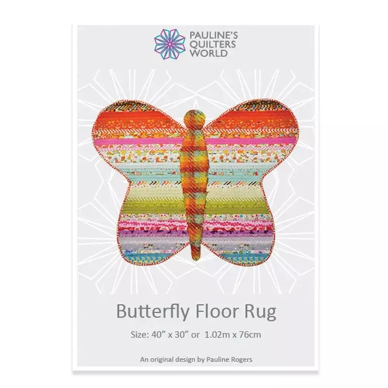 Butterfly Floor Rug Pattern