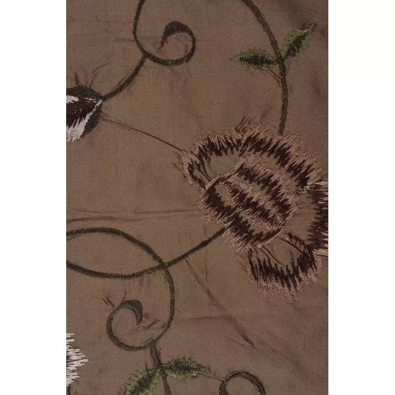 Butterrum Embroidered Taffeta Silk 500 Fabric