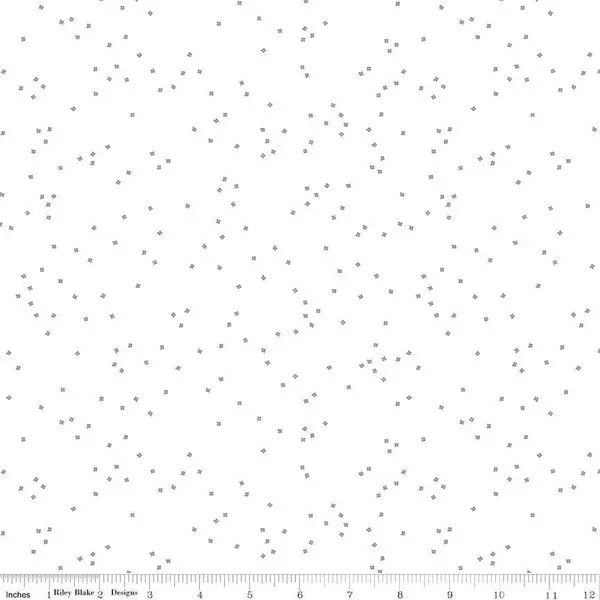 C730-GRAY BLOSSOMS on White in Color Gray