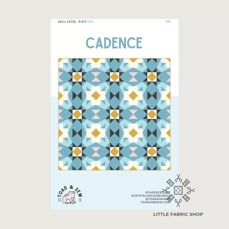 Cadence | Quilt Pattern | Toad & Sew