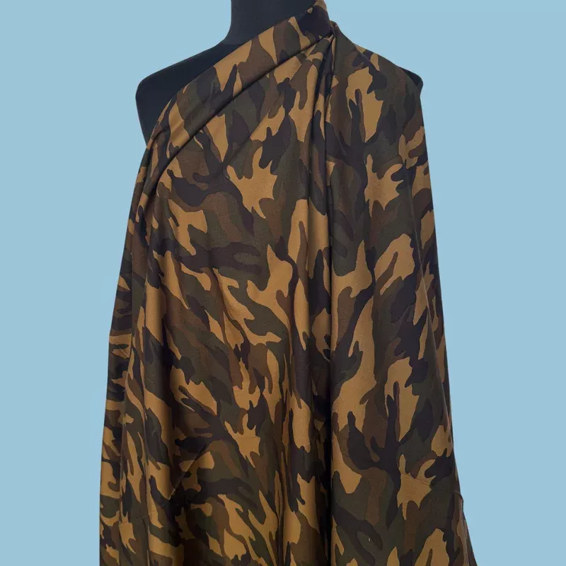 Camo in Olive – Japanese Cotton Ripstop