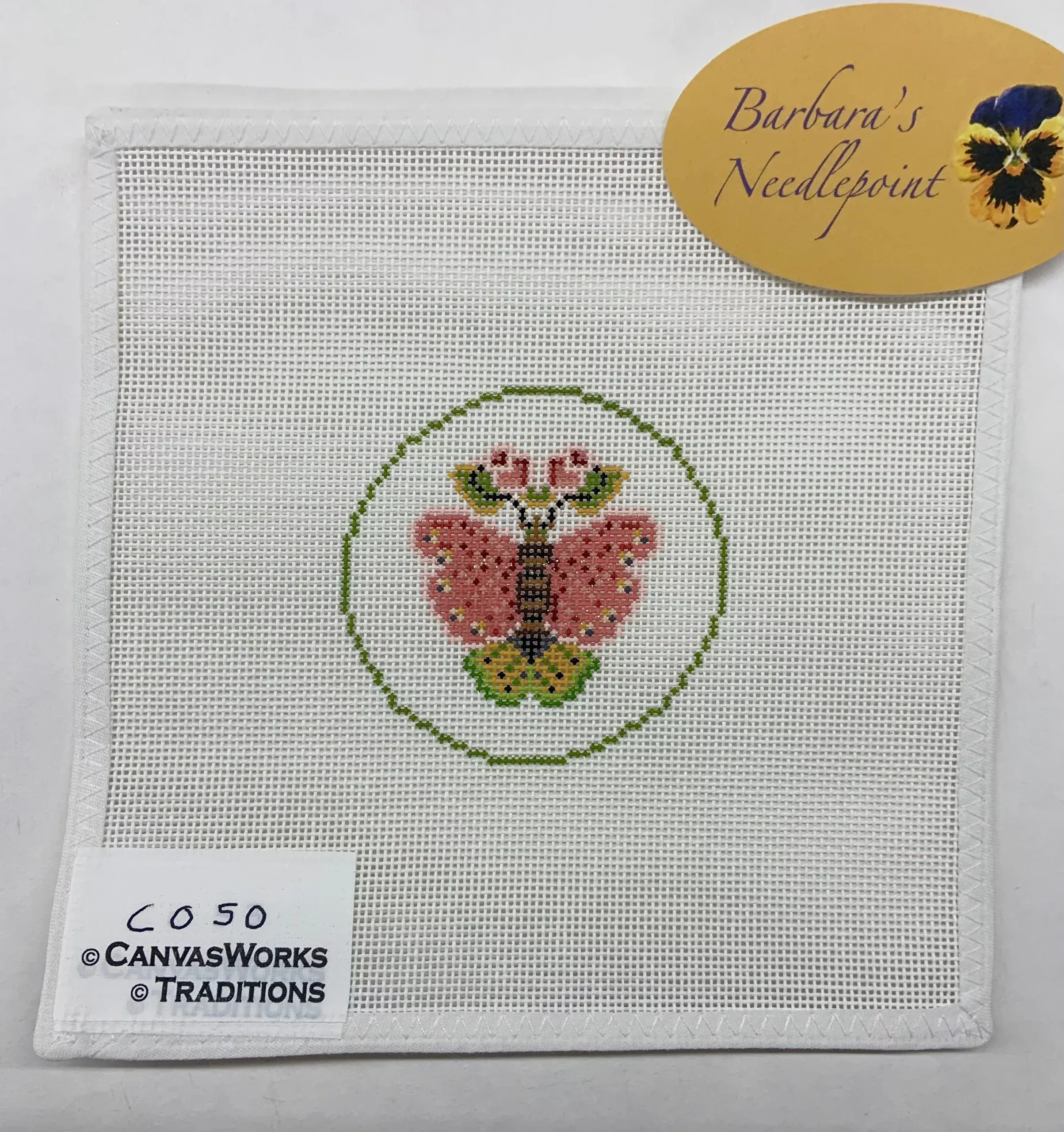 Canvas Works Butterfly Round
