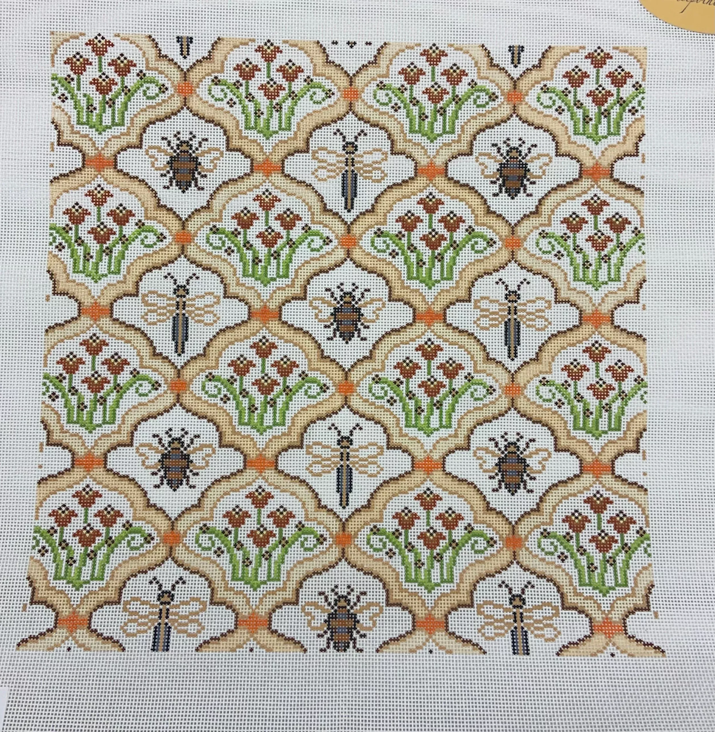 Canvas Works Floral Bees and Dragonflies