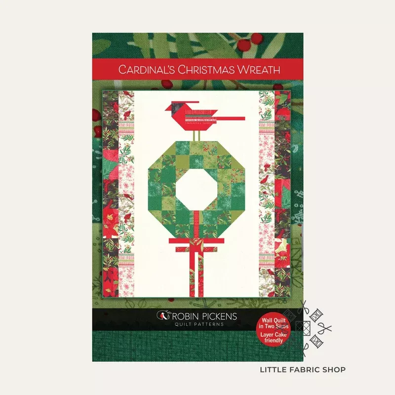 Cardinal’s Christmas Wreath | Quilt Pattern
