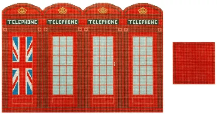 CBK Needlepoint – British Phone Booth