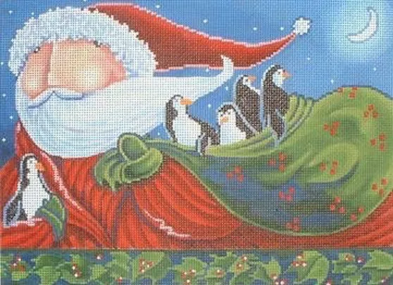 CBK Needlepoint – Santa and Friends