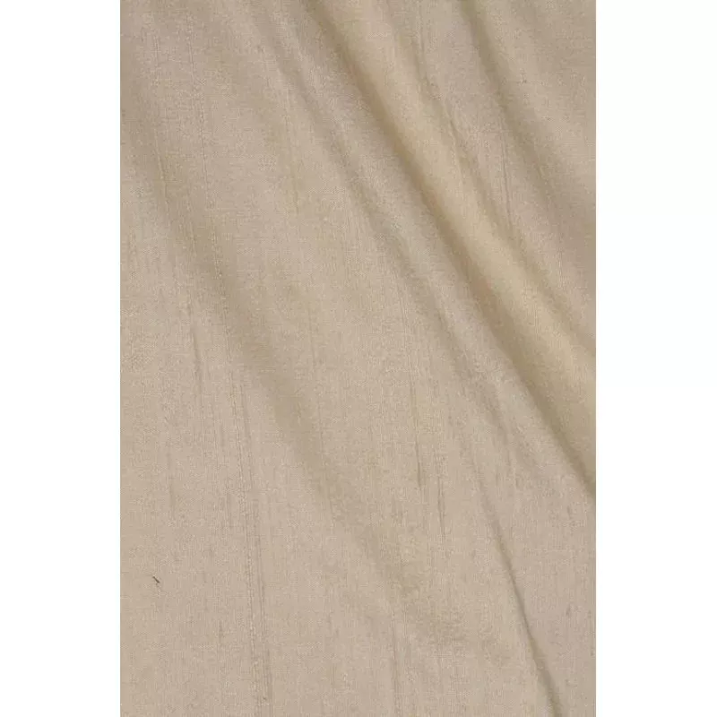 Champagne Beige Dupioni Silk Fabric