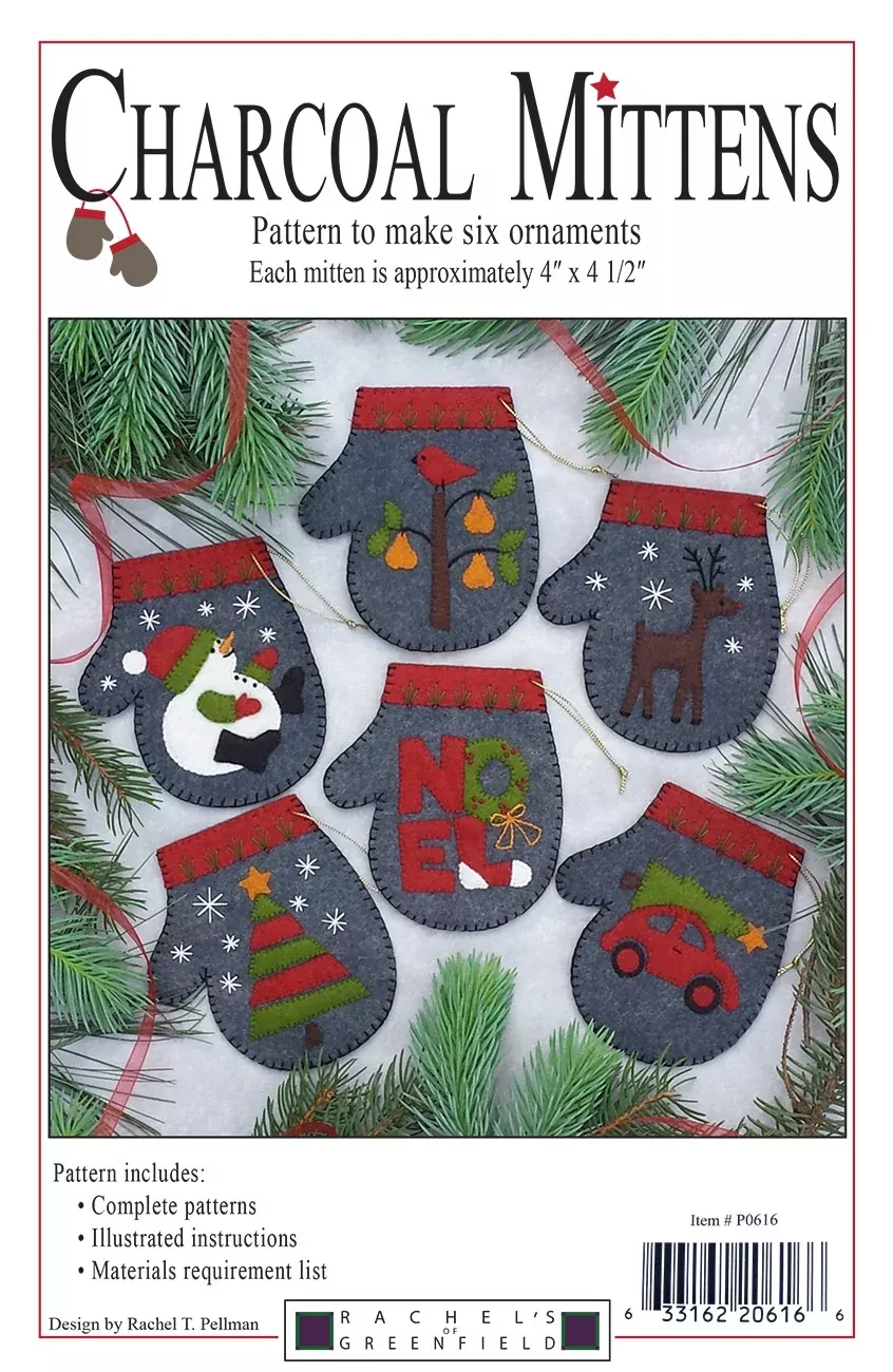 Charcoal Mittens