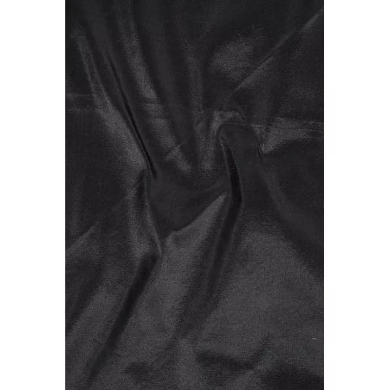 Charcoal Taffeta Silk Fabric