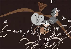 Charley Harper Needlepoint – A Better Mouse Trap