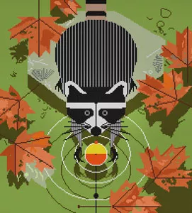 Charley Harper Needlepoint – Bobber Robber