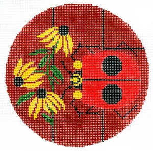 Charley Harper Needlepoint – Bug That Bugs Nobody Ornament