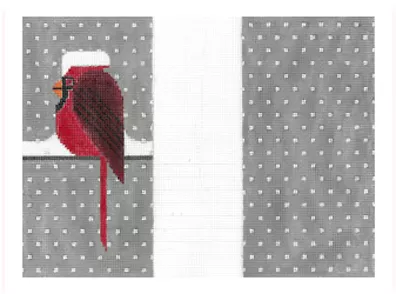 Charley Harper Needlepoint – Cool Cardinal Eyeglass Case