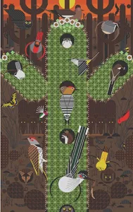 Charley Harper Needlepoint – Desert
