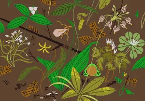 Charley Harper Needlepoint – Early Risers