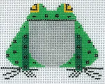 Charley Harper Needlepoint – Frog Ornament