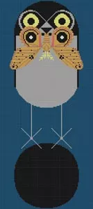 Charley Harper Needlepoint -Howlloween