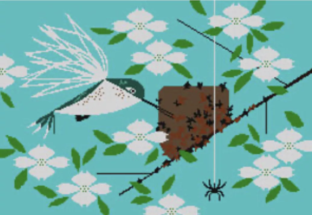 Charley Harper Needlepoint – Hummingbird Homemaker