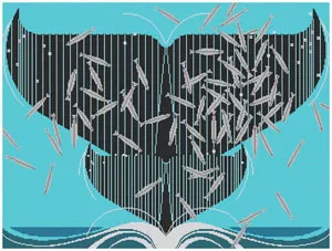 Charley Harper Needlepoint – Maritime Maternity