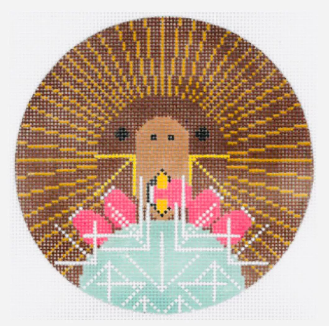 Charley Harper Needlepoint -Prickly Pair