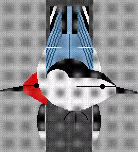 Charley Harper Needlepoint – Upside Down